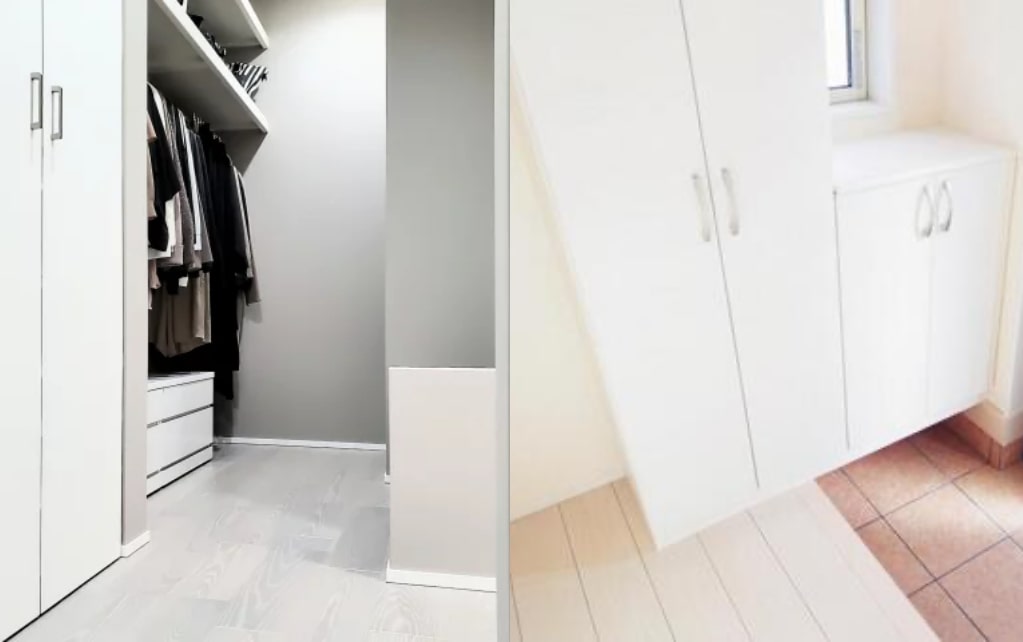 株式会社YAMAMURA ウォークインクローゼット、下足箱完備